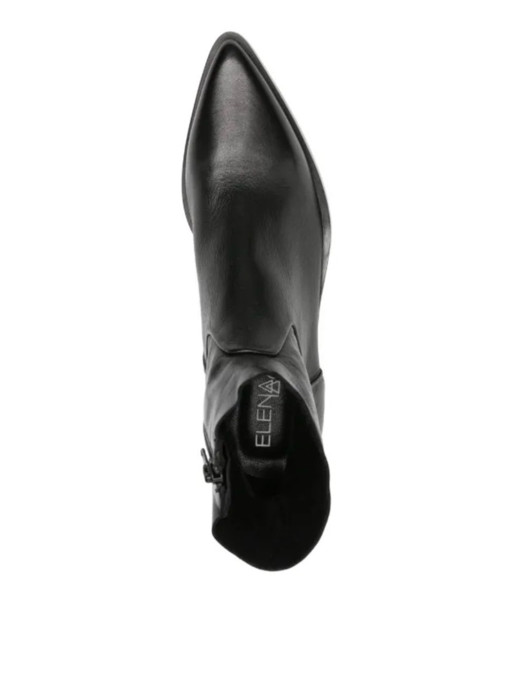 Italian Black Leather Ankle Boots - Picture 4 of 4